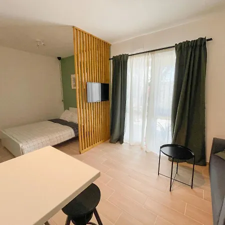Modern Studio Overlooking Downtown Makarská Exteriér fotografie